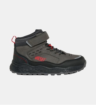 Chaussures outdoor avec logo - Diesel Kids - Gris foncé