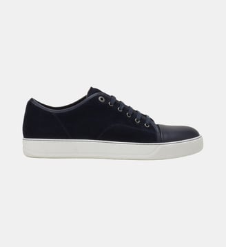 Sneakers Dbb1 En Cuir Et Suede - Lanvin - Bleu marine