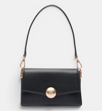 Sac à bandoulière Tennis Bliss en cuir - Lacoste - Noir