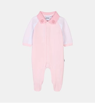Pyjama col polo et découpes - BOSS Kidswear - Rose