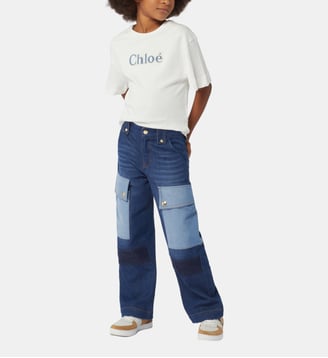 Pantalon en jean - Chloe Kids - Bleu denim