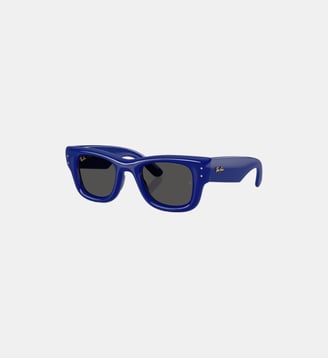 Lunettes de soleil Carré RB4940 Wayfarer Puffer - Ray Ban - Bleu