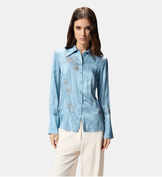 Chemise fluide à imprimé bijou placé Pinko