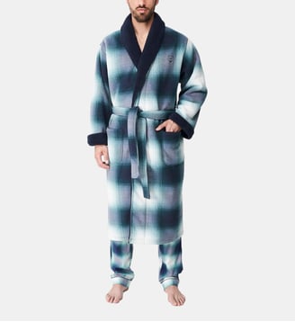 Robe de chambre en polaire - Liam - Arthur - Bleu