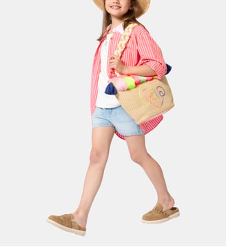 Robe chemise - Zadig&Voltaire Kids - Orange et rose