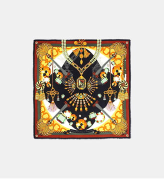Foulard à motifs DIAMONDS - Wild - Noir