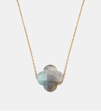 Collier, labradorite, or jaune - Morganne Bello - Or jaune