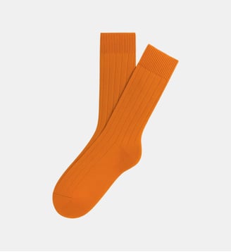 Chaussettes en laine et cachemire - Canyon - Arthur - Orange