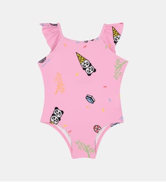 Maillot de bain 1 pièce - Kenzo Kids - Depp pink