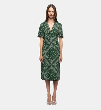 Robe Reforme 100% Soie - Zadig&Voltaire - Vert meadow