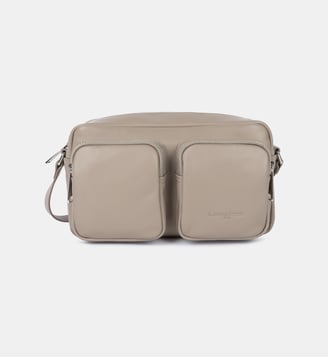 Sac trotteur Soft Caramella en cuir - Lancaster - Gris