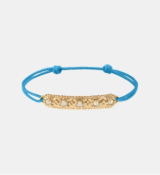 Bracelet cordon ajustable   - Farah - Satellite - Bleu