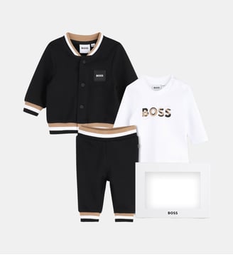 Ensemble pantalon, cardigan et tee-shirt - BOSS Kidswear - Black