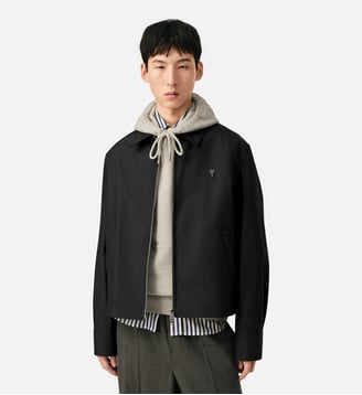 Blouson en nylon Ami de Coeur - AMI Paris - Noir