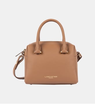 Sac à main trotter Donna Cube S cuir - Lancaster - Moka