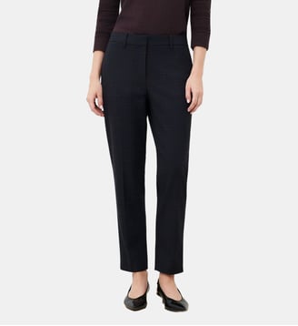 Pantalon psidikocarreau - Motif uni - Coupe cigarette - Caroll - Gris