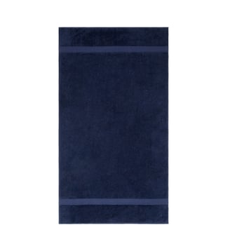 Serviette de toilette  en coton modal - Yves Delorme - Marine