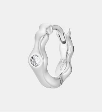 Boucle d'oreille créole Elis Or - Nebuleuse Bijoux - Argent