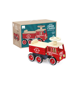 Porteur camion de pompiers - Vilac - Multicolore