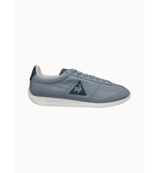 Sneakers retro-running en textile et nubuck Quartz - Le Coq Sportif - Bleu