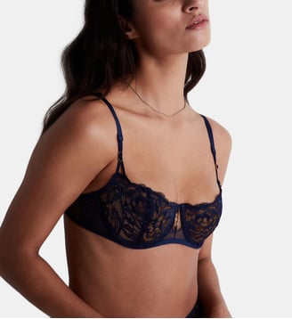 Soutien gorge Corbeille avec armatures - Aubade - Bleu