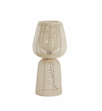 Lampe de Table Aboso - Light & Living - Blanc