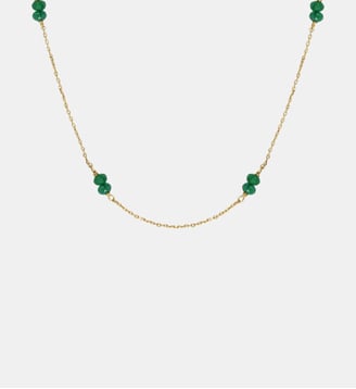 Collier venus agate verte Caroline Najman
