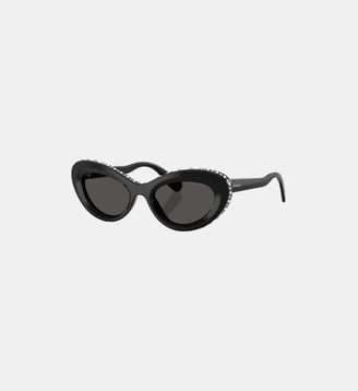 Lunettes de soleil Œil de chat SK6061U - Swarovski - Noir