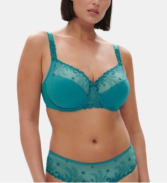 Soutien-gorge Delice avec armatures emboitant - Simone Pérèle - Bleu turquoise