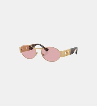 Lunettes de soleil Ovale VE2264 - Versace - Or mat
