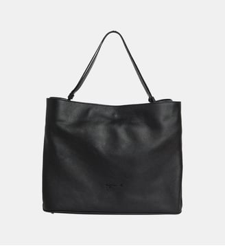 sac Neo en cuir noir - Agnès b. - Noir