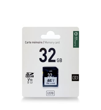 Carte SD 32Go SDHC - Listo - Standard