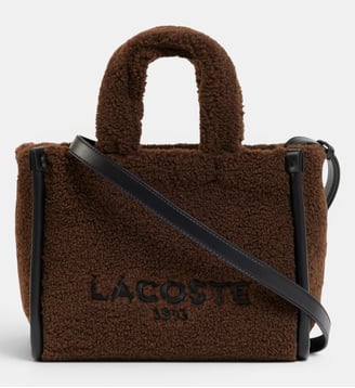Petit sac cabas Heritage - Lacoste - Marron et noir