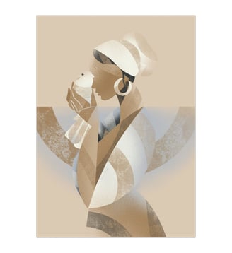 Poster Jdzo Draws - Chance - Poster & Frame - Beige