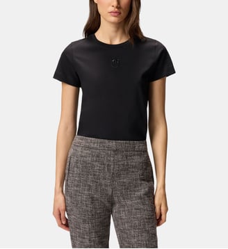 T-shirt à broderie love birds Pinko