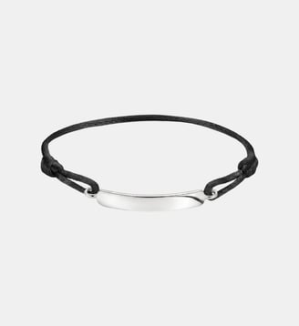 Bracelet textile noir - Thomas Sabo - Argent