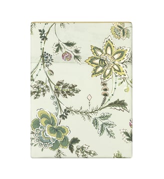 Drap plat imprimé en satin de coton bio, MAUSSANE Alexandre Turpault