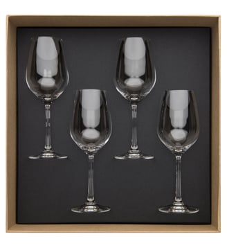 Coffret 4 Verres à Vin Rouge 37 Cl - Domaine - Degrenne - Transparent