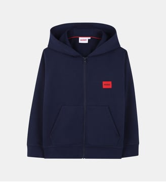 Sweat zippé à capuche - Hugo Kids - Multicolore