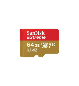 Carte Micro SD 64Go microSD Extreme Plus + Adaptateur - Sandisk - Standard