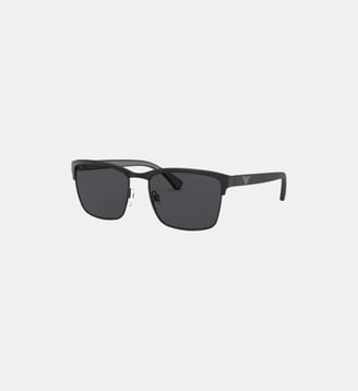 Lunettes de soleil Pillow EA2087 - Emporio Armani - Noir mat