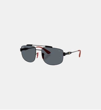 Lunettes de soleil Carré RB3789M RB3789M Scuderia Ferrari Collection - Ray Ban - Noir