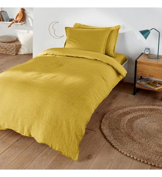 Housse de couette en lin lavé La Redoute Interieurs