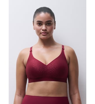 Soutien-gorge sans armature maintien - Chantelle - Framboise