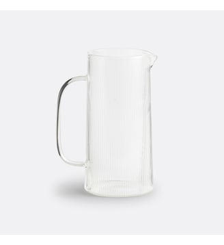 Carafe verre strié - La Redoute Interieurs - Transparent