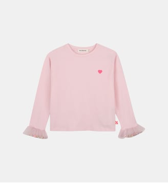 Tee-shirt manches longues - Billieblush - Rosée