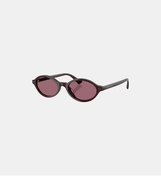 Lunettes de soleil Ovale JC5068U - Jimmy Choo - Prune opaline