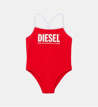 Maillot une pièce avec logo - Diesel Kids - Rouge