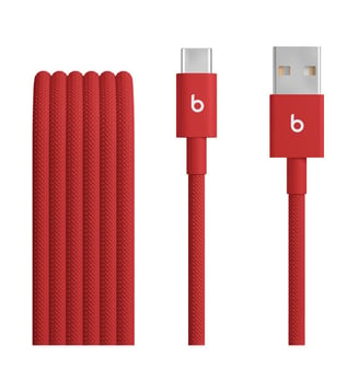 Câble de charge tissé USB-A vers USB-C 1M50 Rouge flash - Beats - Vert