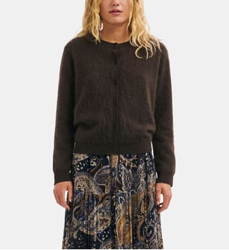 Gilet en laine brossée - RUE - Pablo - Cinnamon